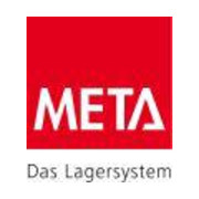 Meta Großfachregal Grundregal verzinkt / rotorange multipal S + Stahlpaneelen