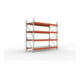 Set Schwerlastregal AF H2700xL2700xT1100 mm + Schwerlastregal GF H2700xL2700xT1100 mm + Fachboden Stahlpaneel 2700x1100 mm