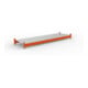 META Großfachregal MULTIPAL S Zusatzboden 2700x800 mm, mit Stahlpaneele und Holme, verzinkt / rotorange