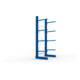 META Kragarmregal IPE120 2500x1000x600 mm, Grundregal, einseitig mit 4 Kragarmen je Ständer, enzianblau