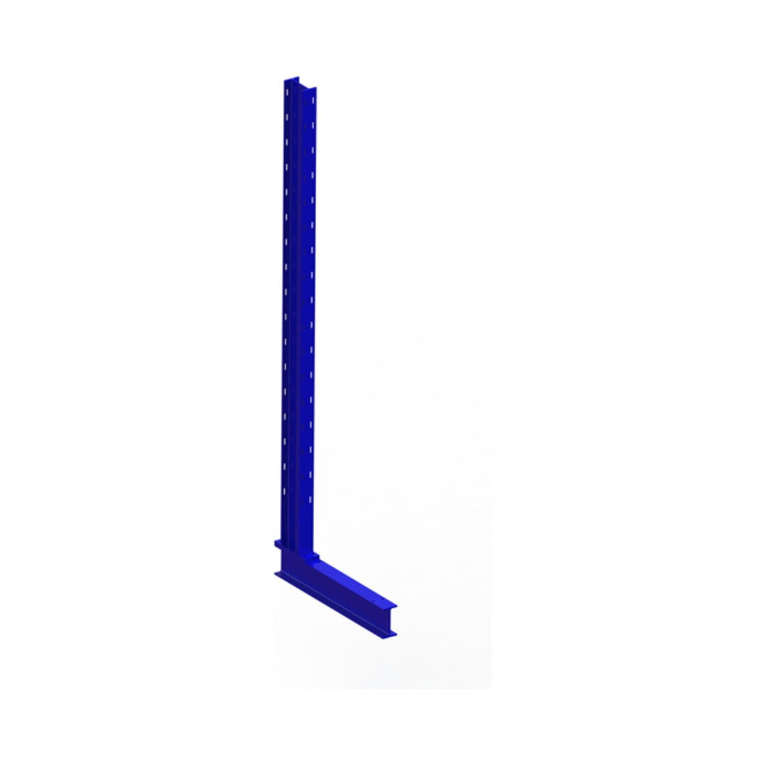Meta Kragarmregal Ständer IPE 120 einseitig 2000 x 500 mm Enzianblau Multistrong L