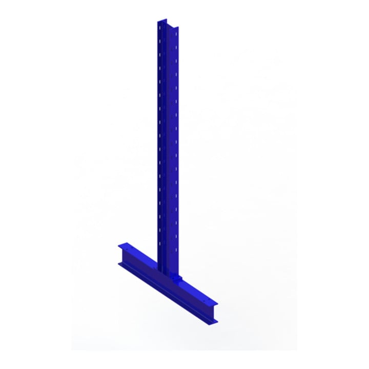 Meta Kragarmregal Ständer IPE 140 doppelseitig Enzianblau Multistrong M