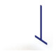 Meta Kragarmregal Ständer IPE140 doppelseitig 3500x800 mm Enzianblau Multistrong M
