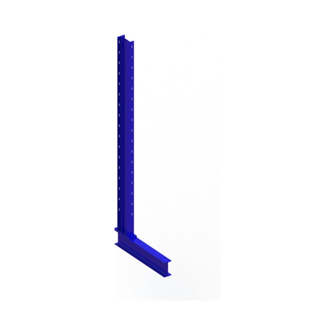 Meta Kragarmregal Ständer IPE140 einseitig 2000 x 500 mm Enzianblau Multistrong M