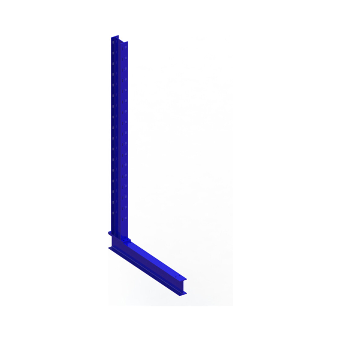 Meta Kragarmregal Ständer IPE140 einseitig 2000 x 800 mm Enzianblau Multistrong M