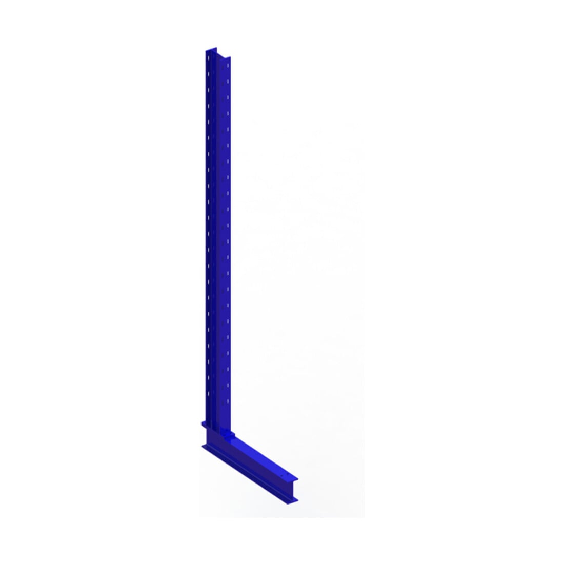 Meta Kragarmregal Ständer IPE140 einseitig 2500 x 600 mm Enzianblau Multistrong M