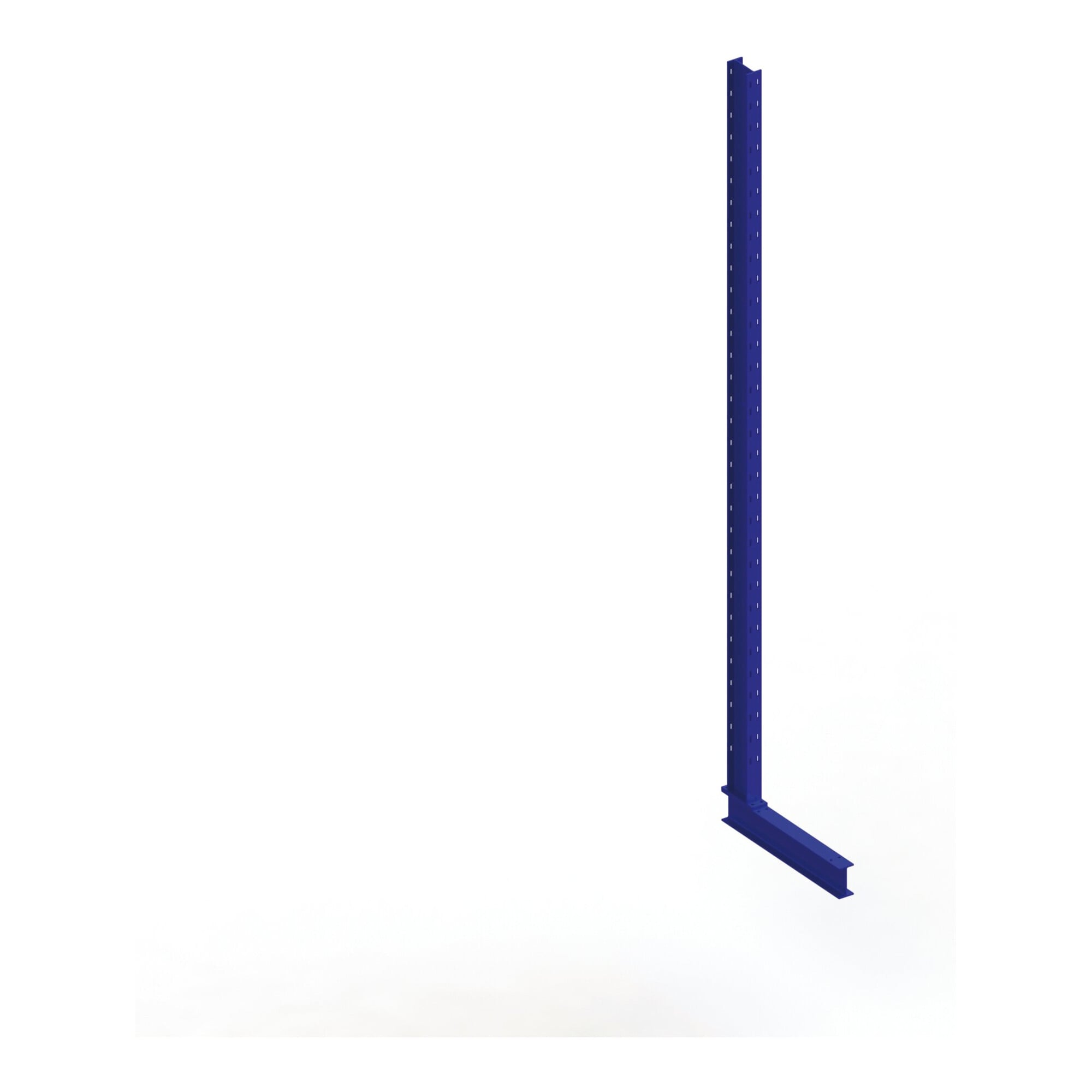 Meta Kragarmregal Ständer IPE140 einseitig 3500 x 600 mm Enzianblau Multistrong M