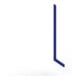 Meta Kragarmregal Ständer IPE140 einseitig 3500 x 800 mm Enzianblau Multistrong M