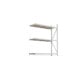 META MINI-RACK Weitspannregal 2200x1800x650 mm, Anbauregal in verzinkt mit 3 Lagerebenen, Spanplattenböden