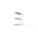 META MINI-RACK Weitspannregal 2200x1800x650 mm, Anbauregal in verzinkt mit 3 Lagerebenen, Spanplattenböden