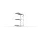META MINI-RACK Weitspannregal 2200x1800x650 mm, Anbauregal in verzinkt mit 3 Lagerebenen, Stahlpaneele
