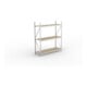 META MINI-RACK Weitspannregal 2200x1800x650 mm, Grundregal in verzinkt mit 3 Lagerebenen, Spanplattenböden