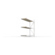 META MINI-RACK Weitspannregal 2200x2200x650 mm, Anbauregal in verzinkt mit 3 Lagerebenen, Spanplattenböden