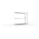 Set Weitspann-Anbauregal MINI-RACK mit 3 Lagerebenen, 2200x2200x650 mm + Weitspannregal MINI-RACK mit 3 Lagerebenen, 2200x2200x650 mm