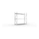 Set Weitspann-Anbauregal MINI-RACK mit 3 Lagerebenen, 2200x2200x650 mm + Weitspannregal MINI-RACK mit 3 Lagerebenen, 2200x2200x650 mm