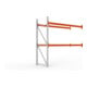 META MULTIPAL Palettenregal 2700x2785x1100 mm, Anbauregal, 3 Ebenen, bis 800 Kg je Palette, verzinkt/rotorange