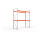 META MULTIPAL Palettenregal 3300x2700x1100 mm (HxBxT), bis 780 Kg Palettengewicht , 2 Holmebenen, verzinkt/rotorange