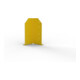 META MULTIPAL Rammschutzecke, schwarz/gelb, 400mm hoch + 4 Schraubanker