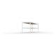 META Packtisch 970 x 2500 x 800 mm verzinkt SPEED-RACK Spanplatten natur