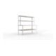 Meta Packtisch SPEED-RACK 1970 x 2000 x 800mm verzinkt mit Ablage Spanplatten natur