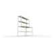 Meta Packtisch SPEED-RACK 1970 x 2000 x 800mm verzinkt mit Ablage Spanplatten natur