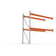 Meta Palettenregal Anbaumodul Multipal 2700 x 2785 x 1100 mm bis 1000 Kg + Palette verzinkt / rotorange 3 Ebenen