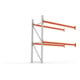 Meta Palettenregal Anbaumodul Multipal 2700 x 2785 x 1100 mm bis 500 Kg + Palette verzinkt / rotorange 3 Ebenen