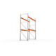 Meta Palettenregal MULTIPAL 3300 x 2700 x 1100 mm verzinkt rotorange 3 Ebenen