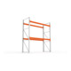 Meta Palettenregal MULTIPAL 3300 x 2700 x 1100 mm verzinkt rotorange 3 Ebenen