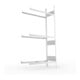 META S3 CLIP Reifenregal 2000x1000x400 mm, Anbauregal, mit 3 Reifenebenen, 150 Kg Fachlast, verzinkt