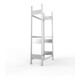 META S3 CLIP Reifenregal 2000x1000x400 mm, Grundregal, mit 3 Reifenebenen, 150 Kg Fachlast, verzinkt