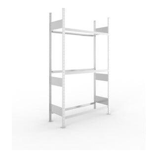 META S3 CLIP Reifenregal 2000x1150x400 mm, Grundregal, mit 3 Reifenebenen, 150 Kg Fachlast, verzinkt