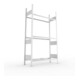 META S3 CLIP Reifenregal 2000x1150x400 mm, Grundregal, mit 3 Reifenebenen, 150 Kg Fachlast, verzinkt