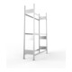META S3 CLIP Reifenregal 2000x1300x400 mm, Grundregal, mit 3 Reifenebenen, 150 Kg Fachlast, verzinkt