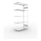 Set Steckregal S3 V150 AF + Zusatzboden CLIP V150 1000x500 mm + Steckregal S3 V150 GF