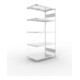 Set Steckregal S3 V150 AF + Zusatzboden CLIP V150 1000x600 mm + Steckregal S3 V150 GF