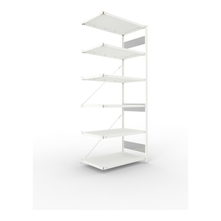 Set META-Regalbau GmbH& Co. KG S3 CLIP 150 Anbauregal 2500x1000x600 mm in RAL...