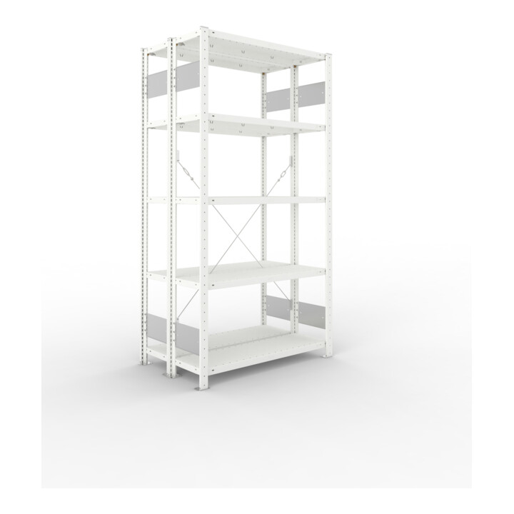 Set META-Regalbau GmbH& Co. KG S3 CLIP 150 DAR 2000 x 1000 x 300 RAL 7035...