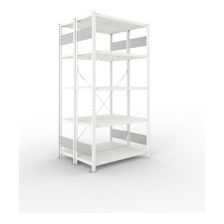Set META-Regalbau GmbH& Co. KG S3 CLIP 150 DAR 2000 x 1000 x 400 RAL 7035...