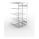 META S3 CLIP150 Doppelregal 2000x1000x(600+600) mm, Anbauregal, 2 x 5 Böden, 150 Kg Fachlast, verzinkt