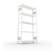 META S3 CLIP150 Fachbodenregal 2000x1000x300 mm, Anbauregal mit 5 Fachböden, beidseitige Bedienung, lichtgrau