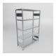 META S3 CLIP150 Fachbodenregal 2000x1300x500 mm (HxBxT), mit 5 Fachböden, 150 Kg Fachlast, verzinkt