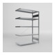 Set Fachboden-Anbauregal S3 CLIP + Fachbodenregal S3 CLIP