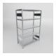 META S3 CLIP150 Fachbodenregal 2000x1300x600 mm (HxBxT), mit 5 Fachböden, 150 Kg Fachlast, verzinkt