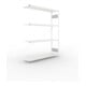 Set META-Regalbau GmbH& Co. KG S3 CLIP 200 AR 2000x1500x400 RAL 7035  mit 4...