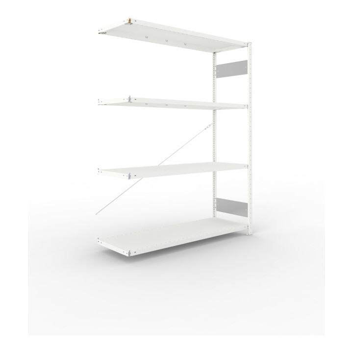 Set META-Regalbau GmbH& Co. KG S3 CLIP 200 AR 2000x1500x500 RAL 7035  mit 4...
