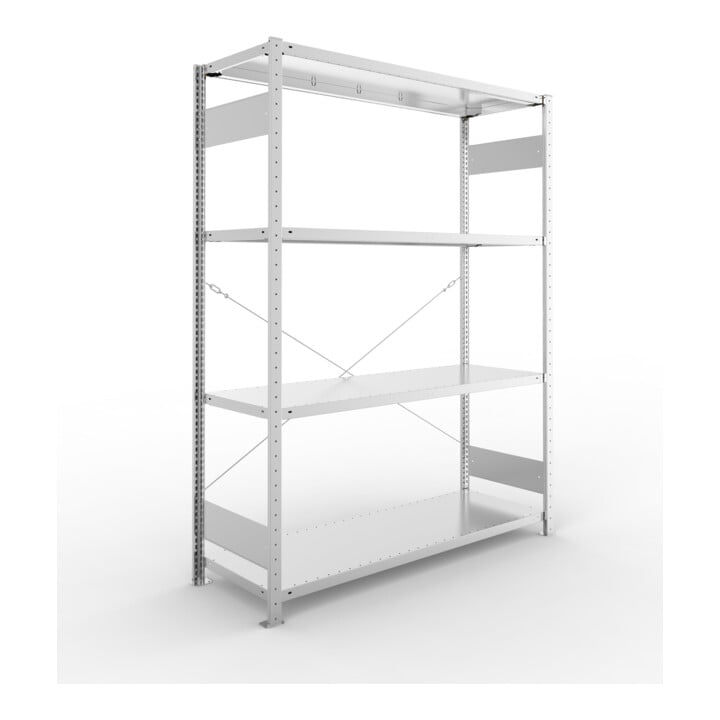 Set META-Regalbau GmbH& Co. KG S3 CLIP 200 AR 2000x1500x500 mm in verzinkt...