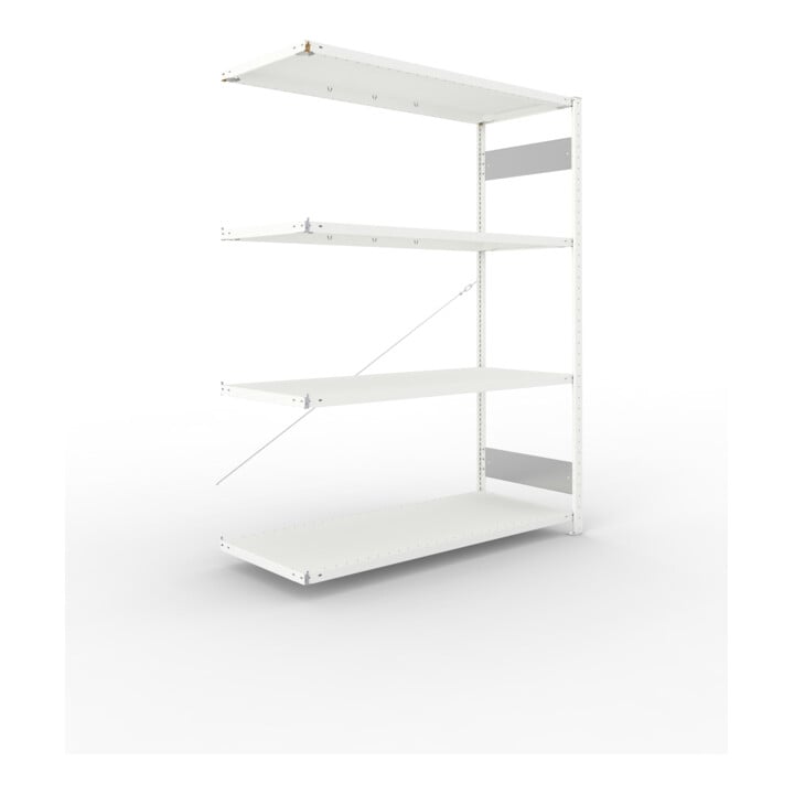 Set META-Regalbau GmbH& Co. KG S3 CLIP 200 AR 2000x1500x600 RAL 7035  mit 4...