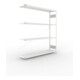 Set META-Regalbau GmbH& Co. KG S3 CLIP 200 AR 2000x1700x400 RAL 7035 mit 4...