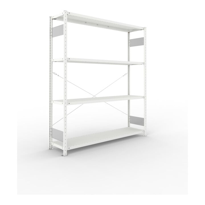 Set META-Regalbau GmbH& Co. KG S3 CLIP 200 AR 2000x1700x400 RAL 7035  mit 4...